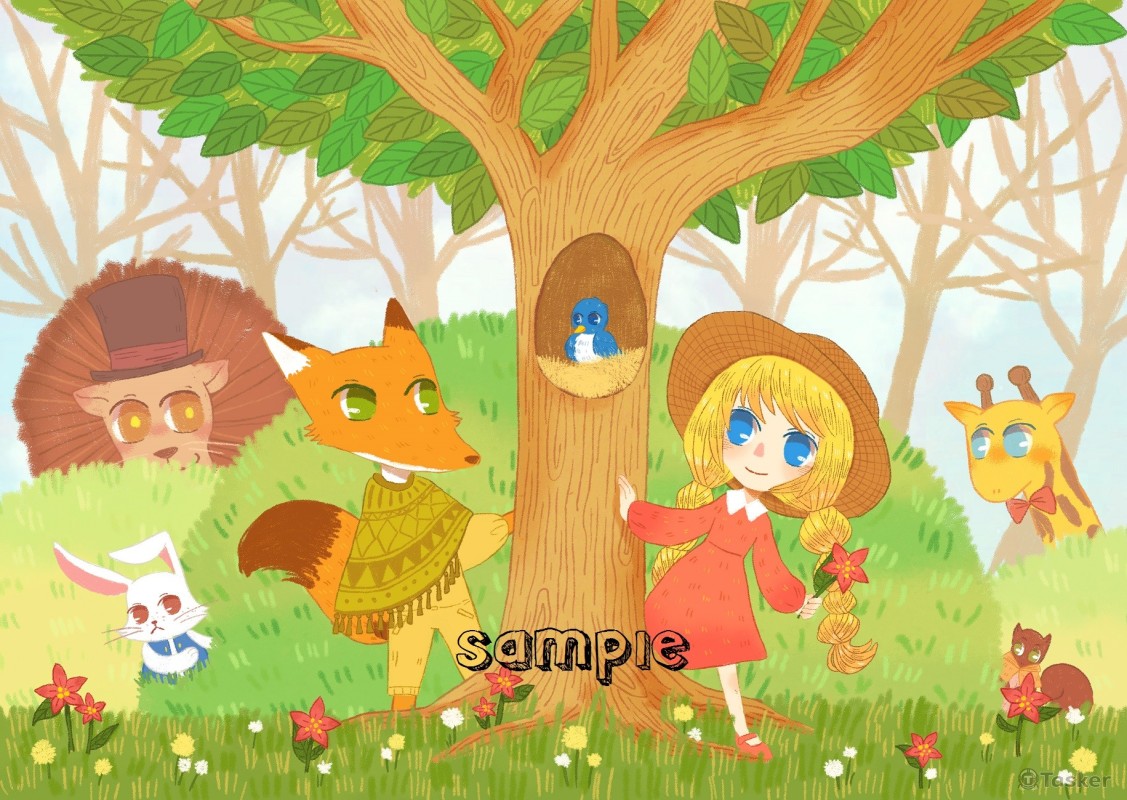 長鴻出版合作-2020動漫節贈品資料夾-森林