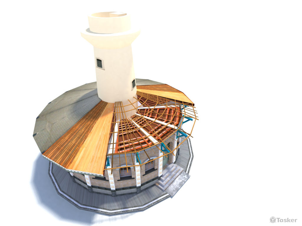 3D建築-台南測候所