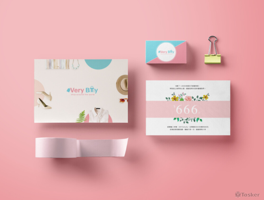 女裝電商/名片/折價券/卡片