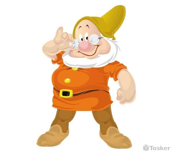 AI 拉線條  七個小矮人