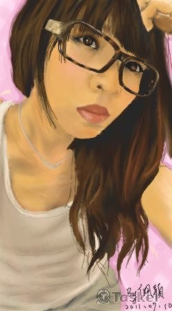 部落客人物速寫(電繪)