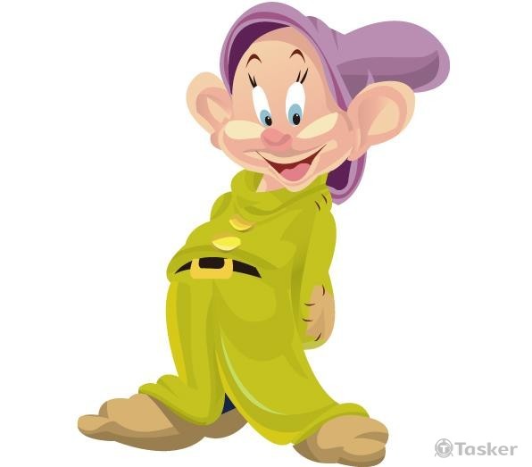 AI 拉線條  七個小矮人