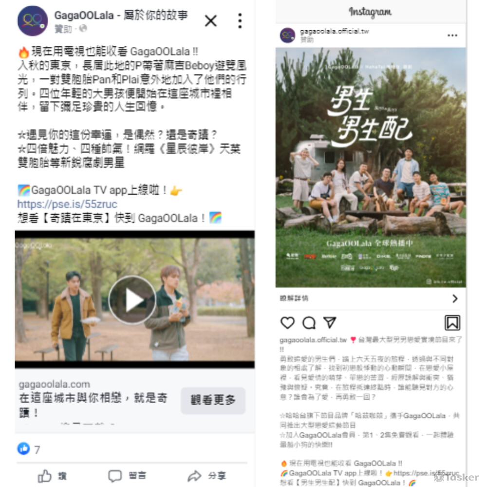Facebook、Instagram廣告投放
