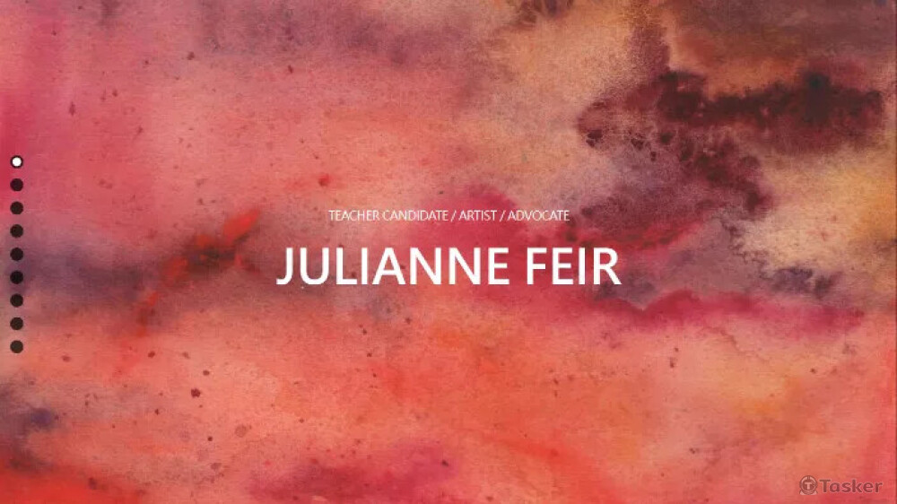 Julianne Feir單頁式活動頁面