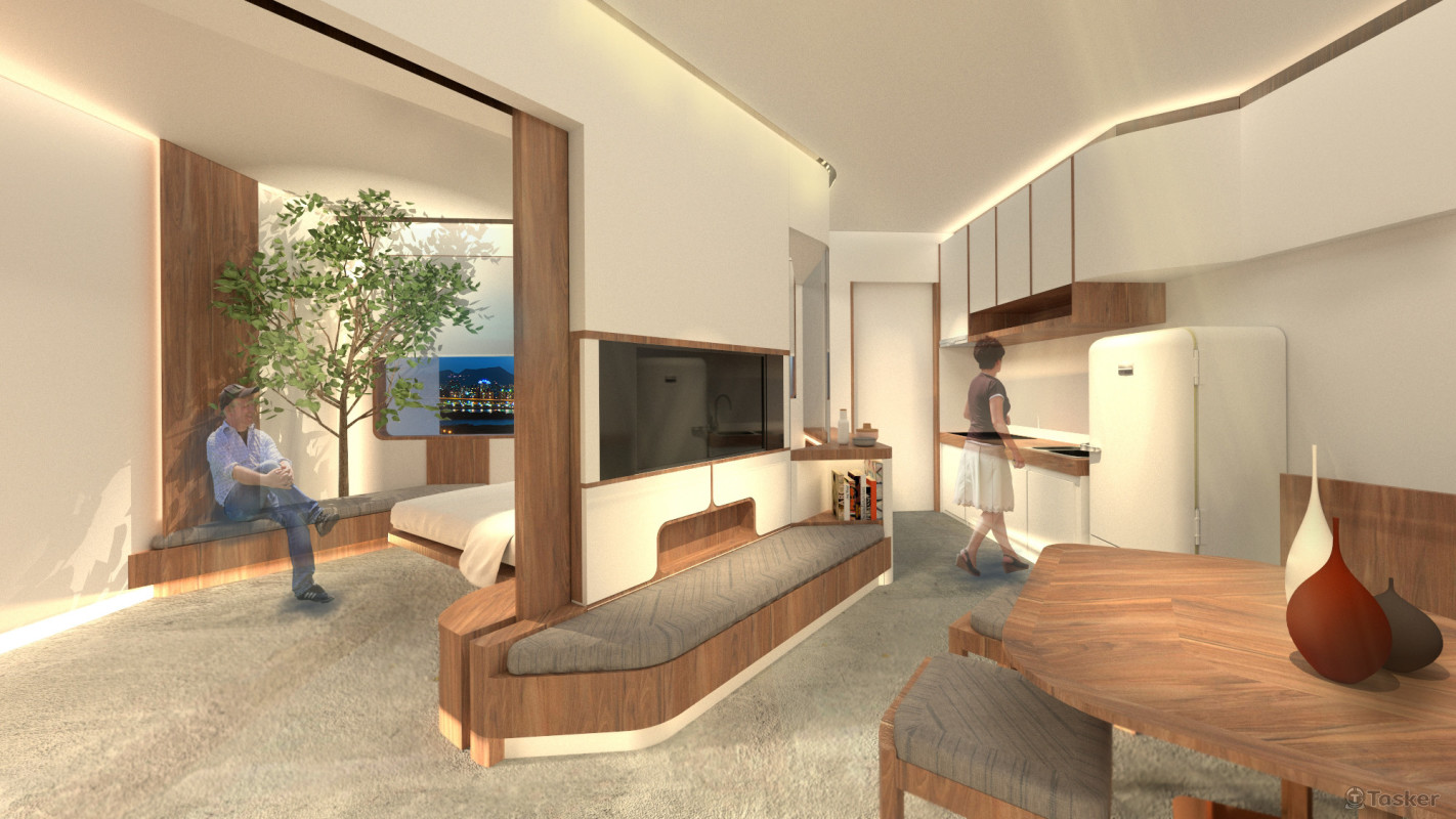 三代宅餐廳與廚房