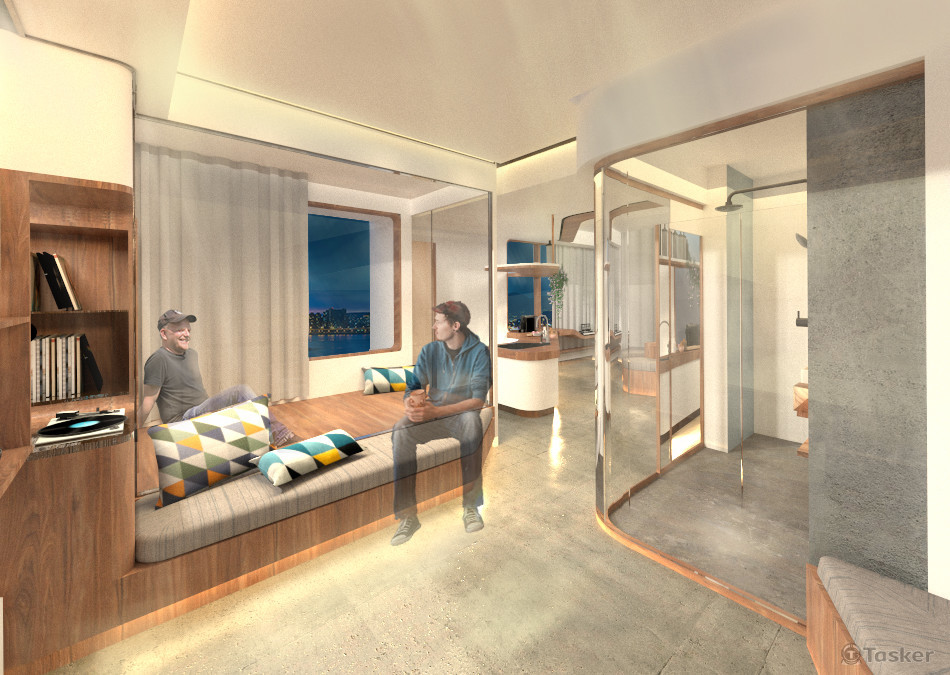 三代宅次臥室與公領域