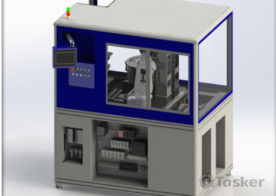 鏡片澆道裁切機