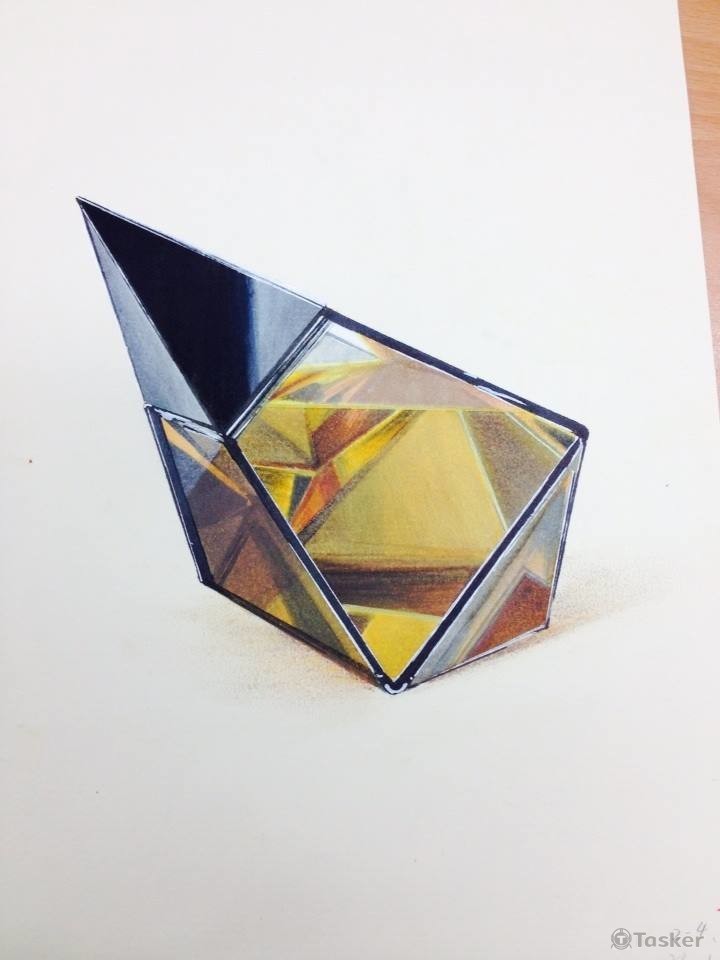 香水瓶-麥克筆畫