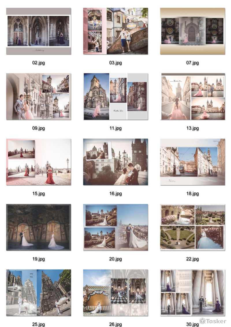 婚紗照排版設計5