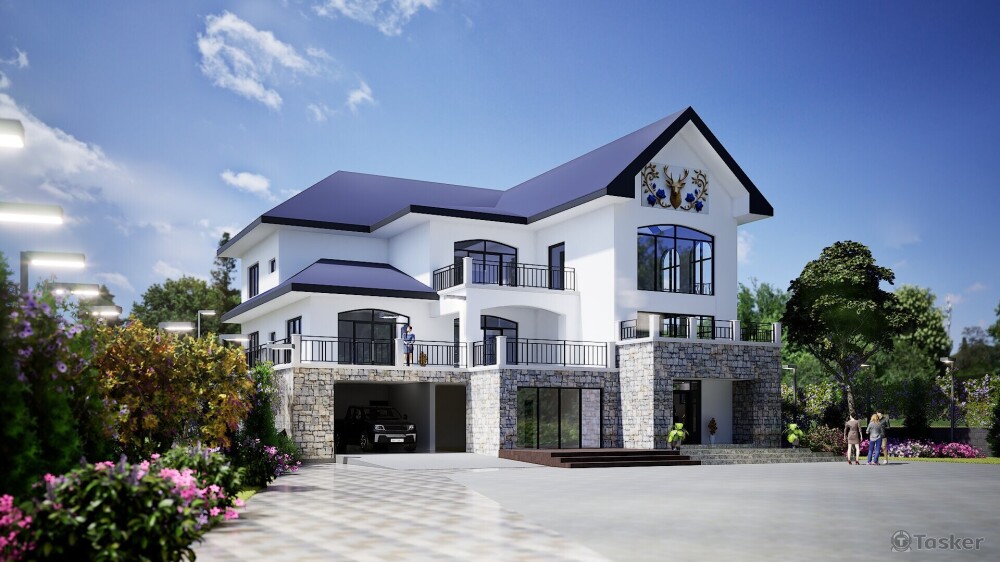 本設計案位於桃園坪林鹿鳴玫瑰莊園