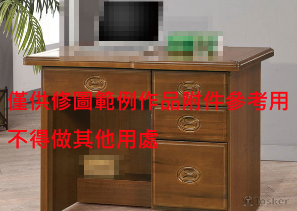 將不需要的物品馬賽克處理