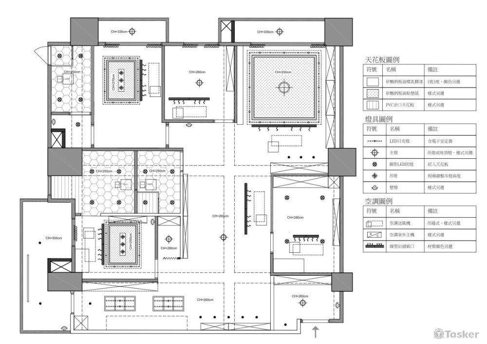 室內設計天花板圖範例