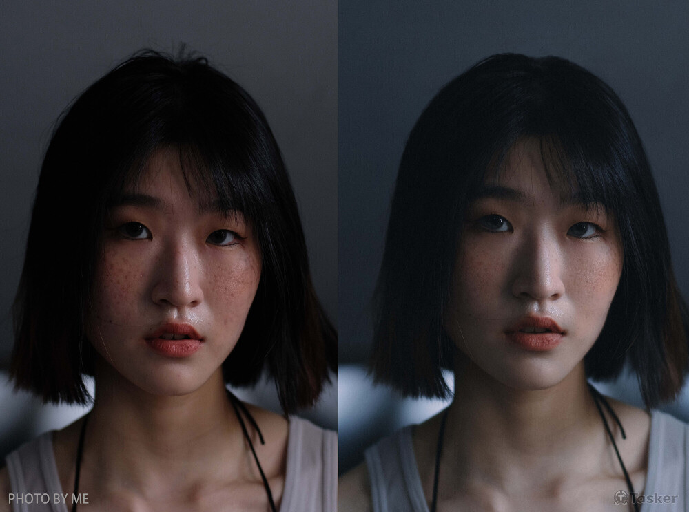 皮膚瑕疵修圖、風格調色、臉型髮型液化