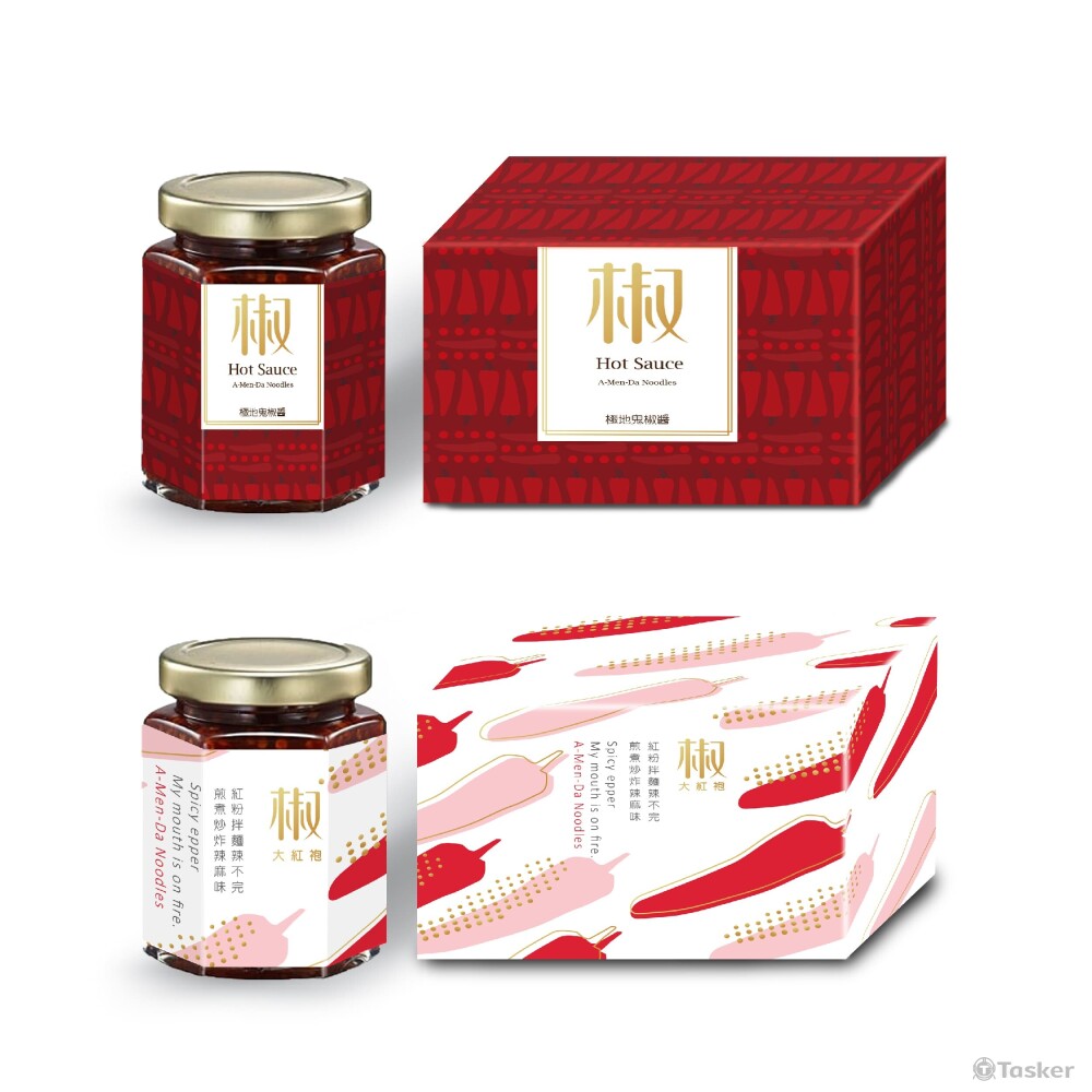 辣椒瓶貼+外盒