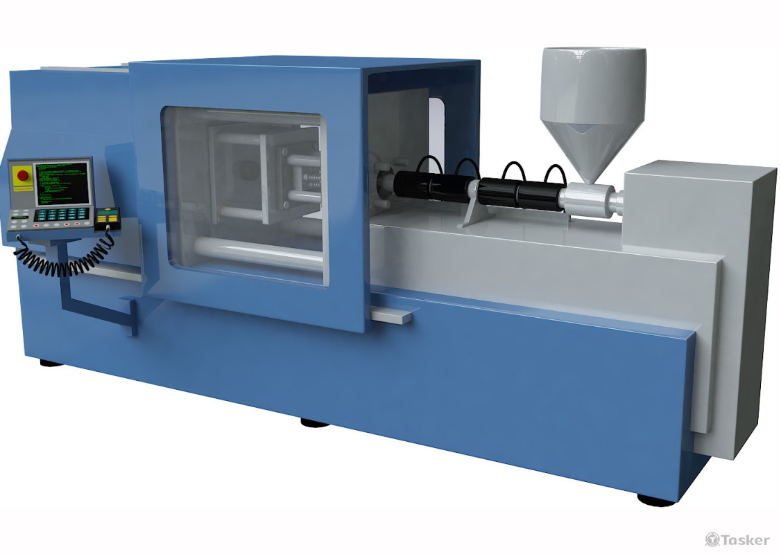 射出成型機3D模型