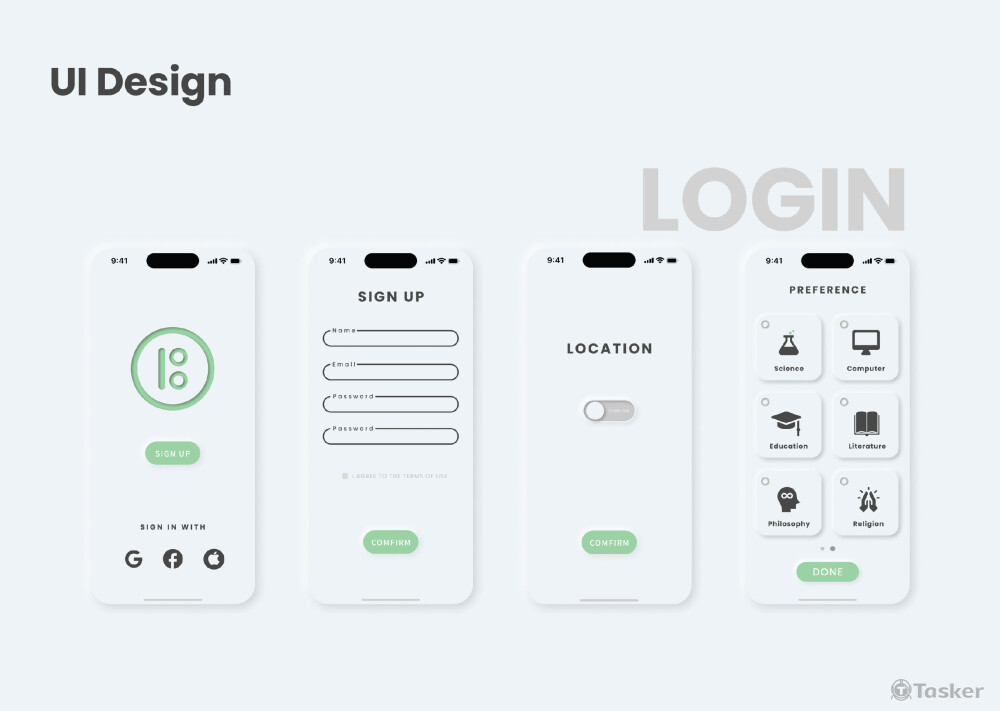 BookShare-Login Page