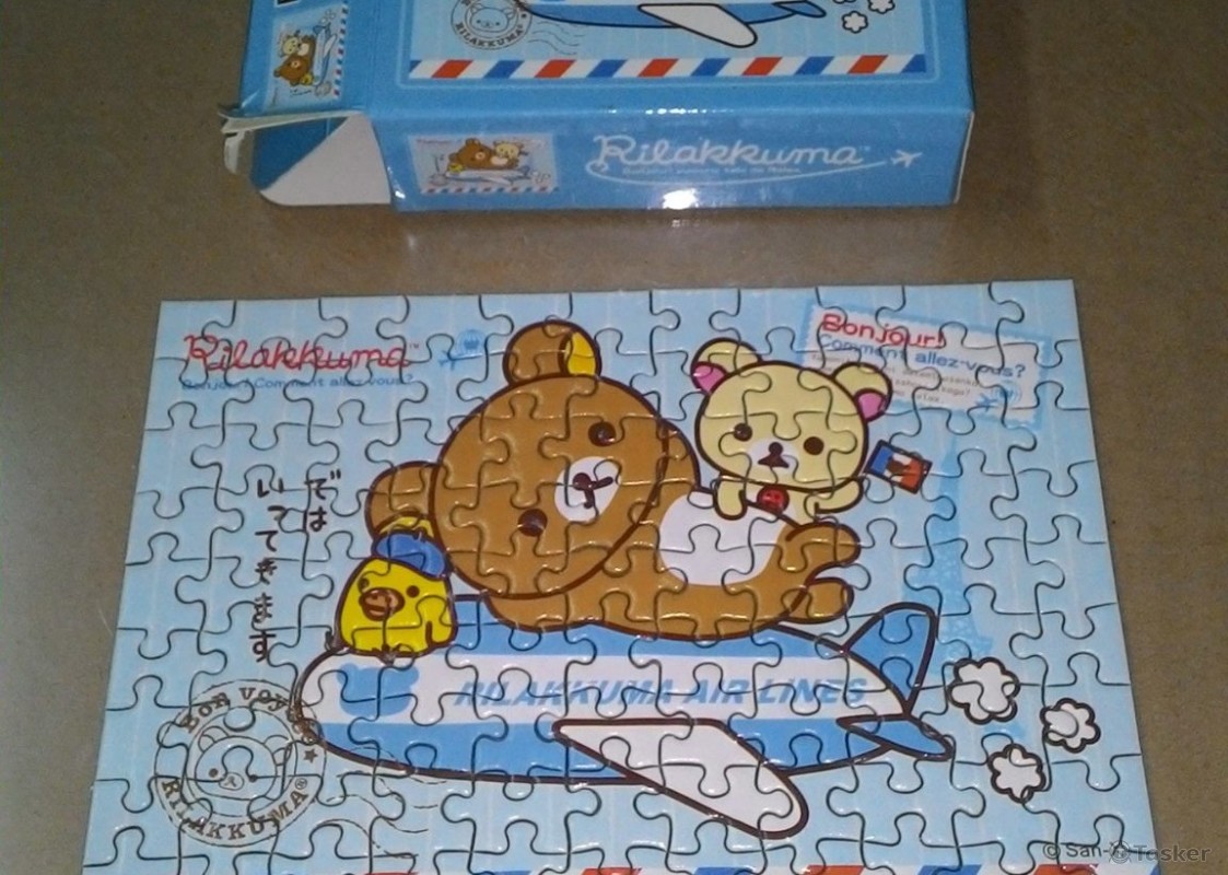 拉拉熊99片小拼圖-巴黎篇