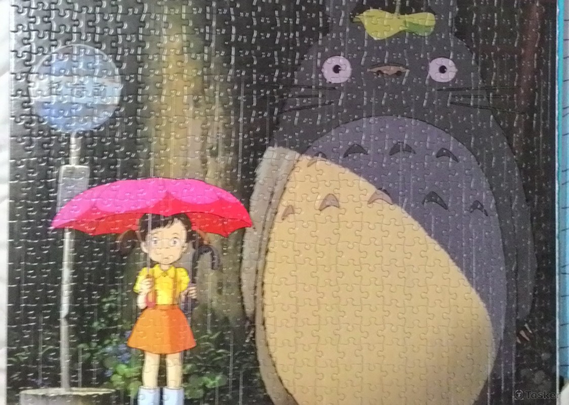 龍貓等公車1000P拼圖