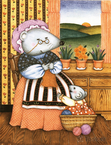 手繪色鉛筆+水彩