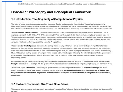 Mnemosyne Post-Quantum Distributed AI Infrastructure