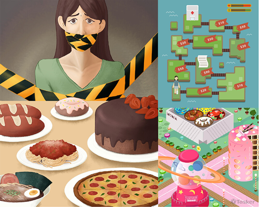 編輯插畫：根據文案、書籍或文章內容繪製插畫