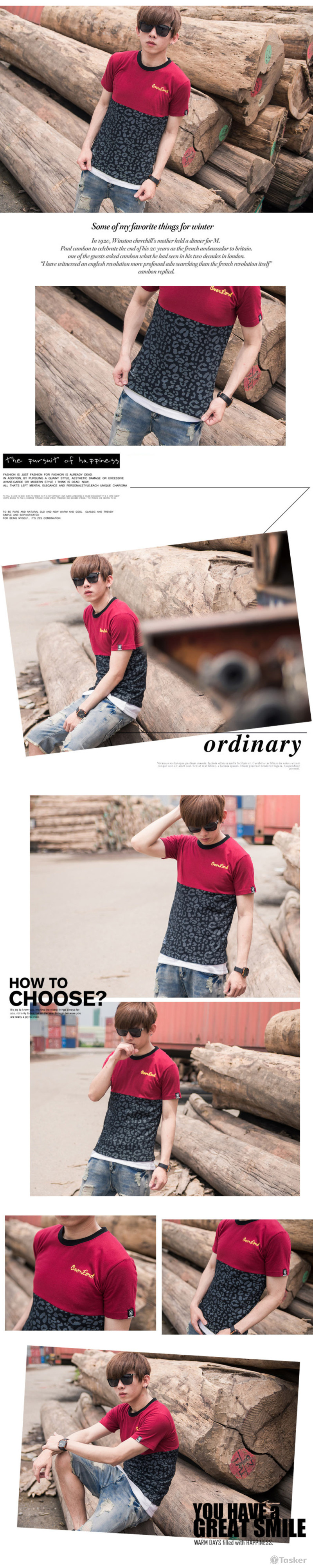 夏季上衣編排範例