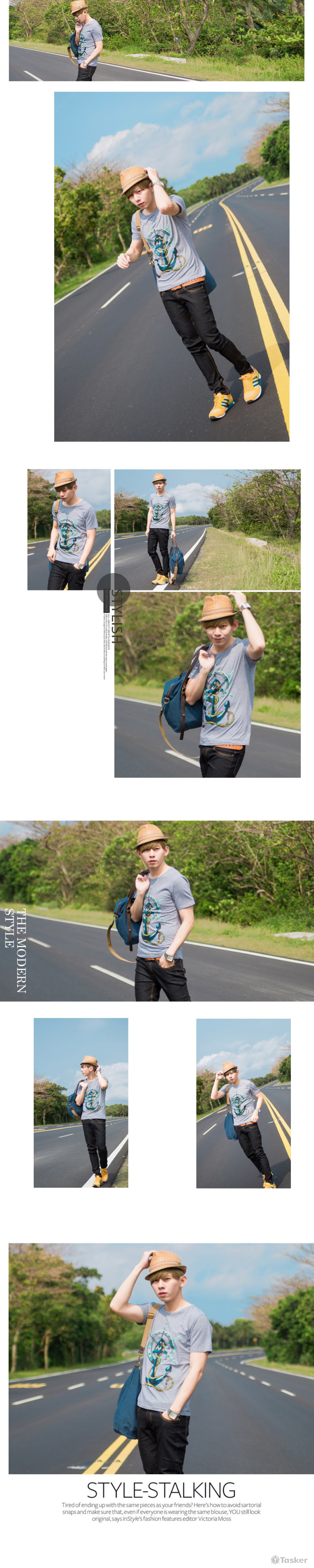 夏季上衣編排範例