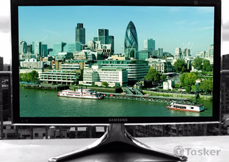 三星 顯示器 店內廣告