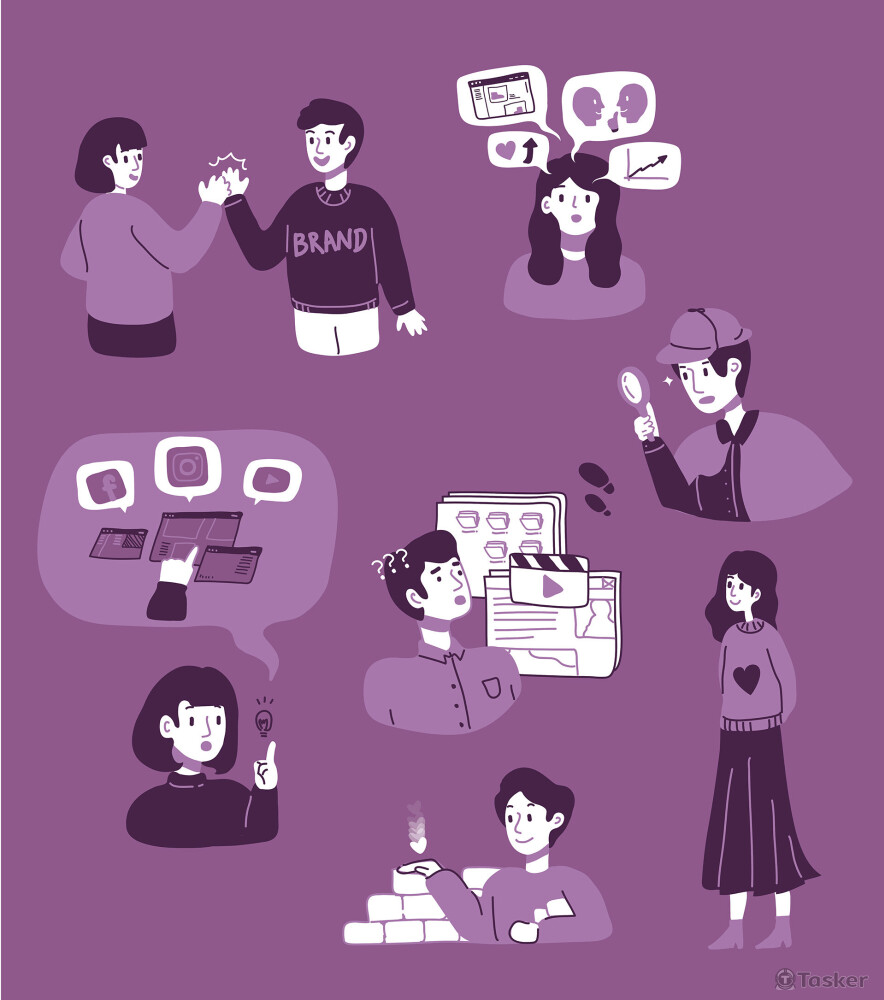 社群圖文用插圖設計