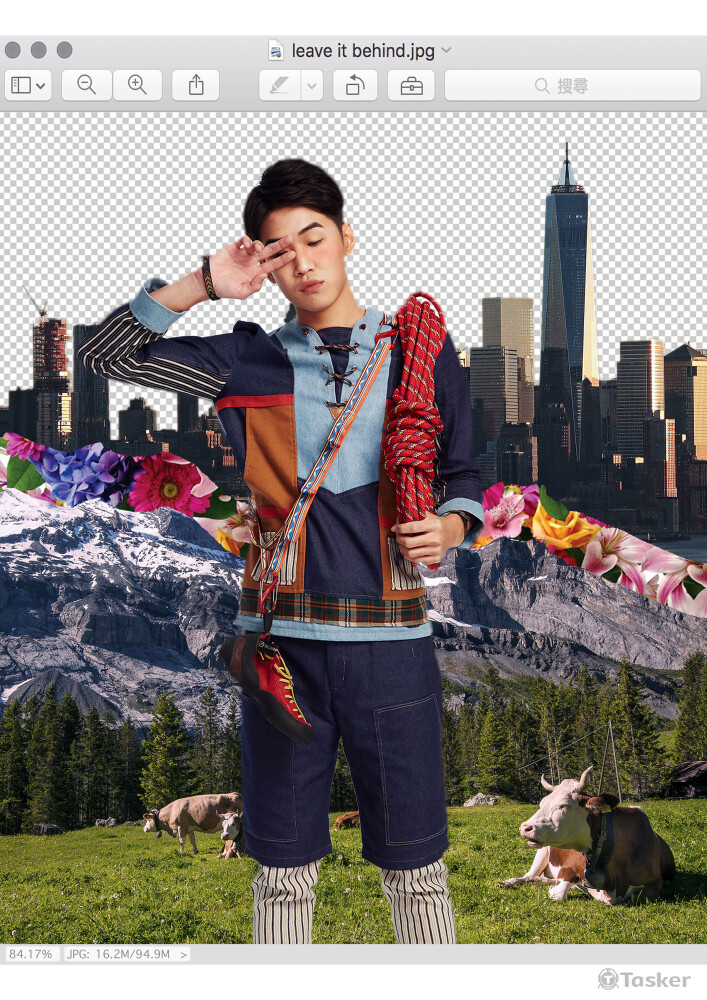 服裝週作品——服裝設計製作／形象照拍攝／後製修圖