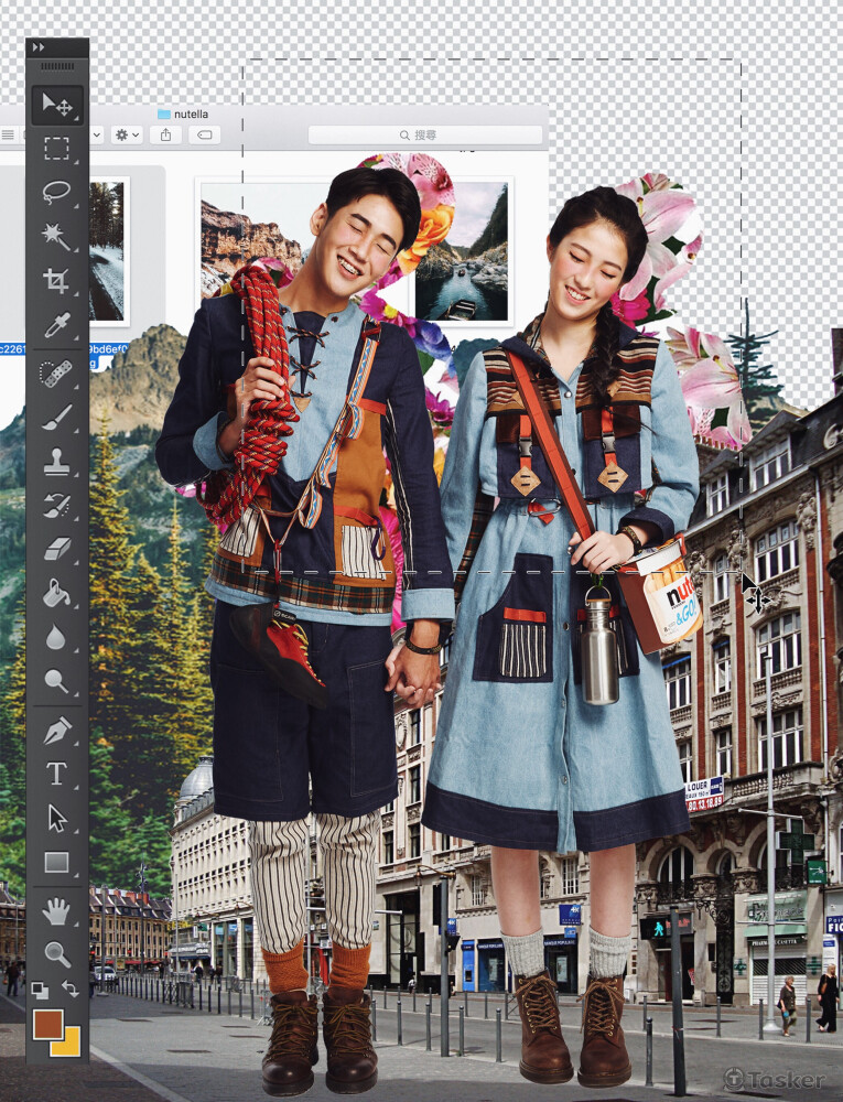 服裝週作品——服裝設計製作／形象照拍攝／後製修圖