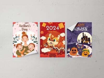 印刷與宣傳物｜海報、插圖