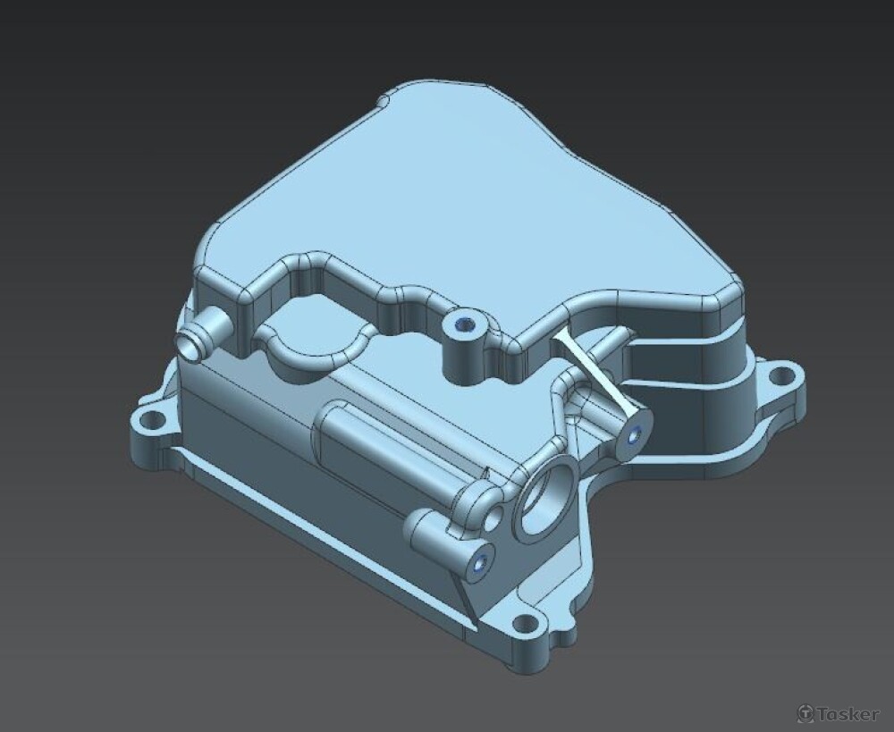 機車汽缸頭(逆向設計)