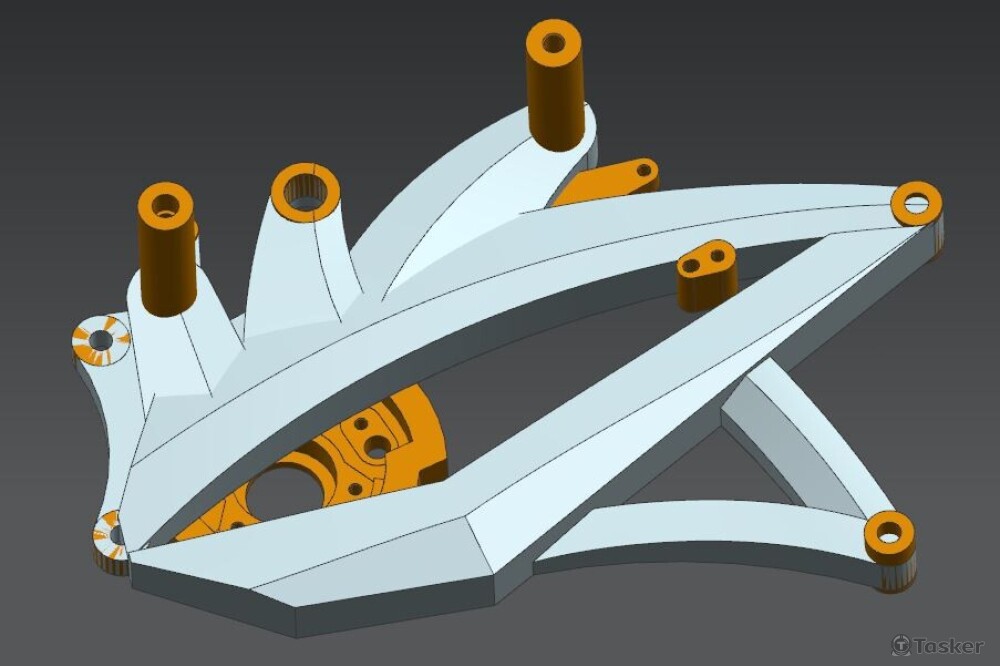 機車排骨架(組件設計)