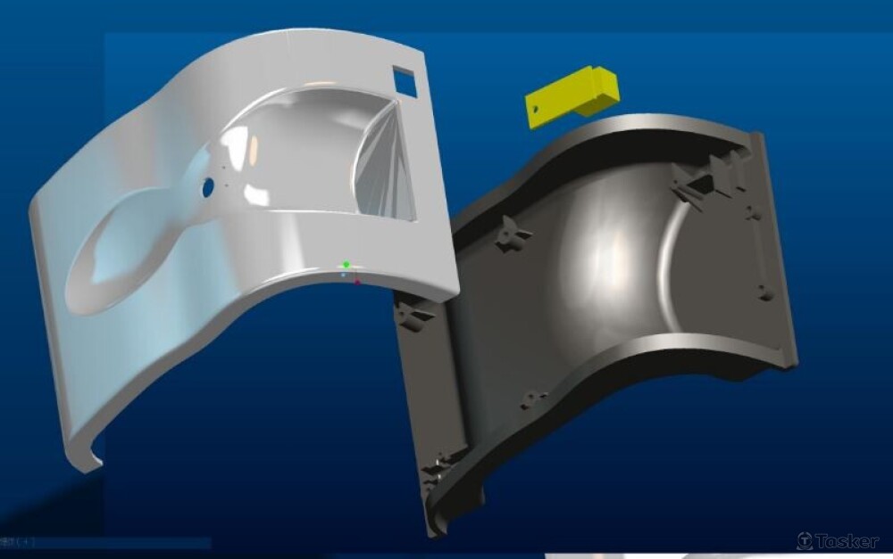 虹膜儀底座設計(組件圖)