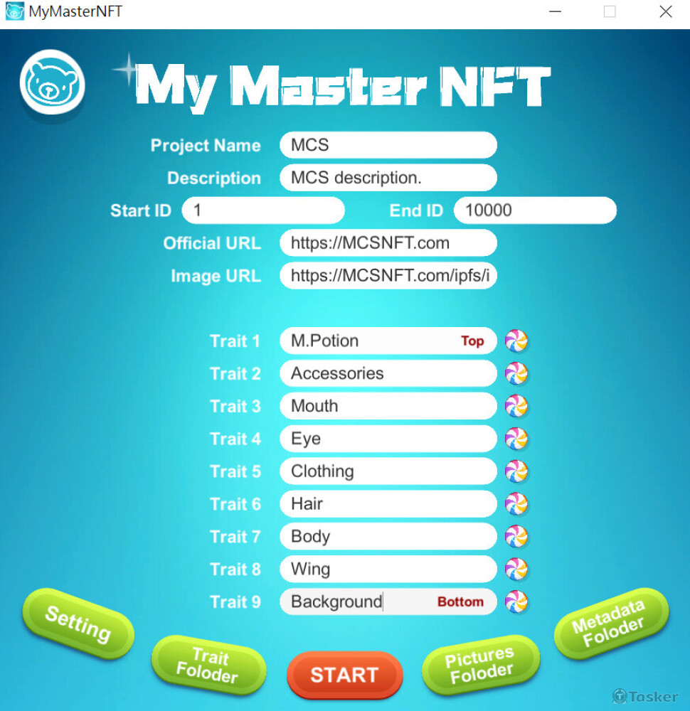 NFT 生成藝術組合器(含智能合約部屬)