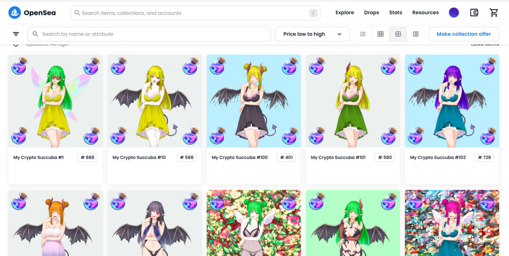 NFT圖片及Metadata生成後,直接部屬合約上架Opensea