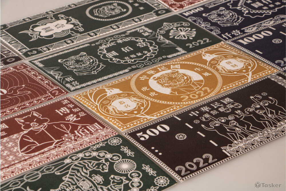 2022虎年紅包袋設計