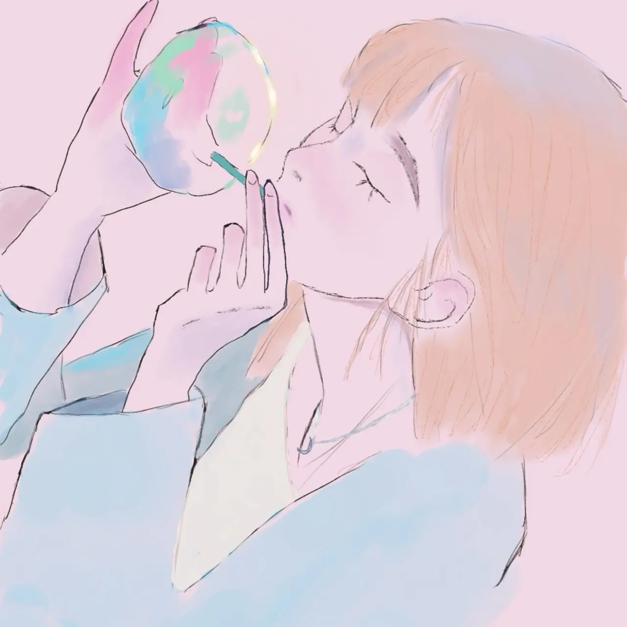 商業插畫/LINE主題系列插畫