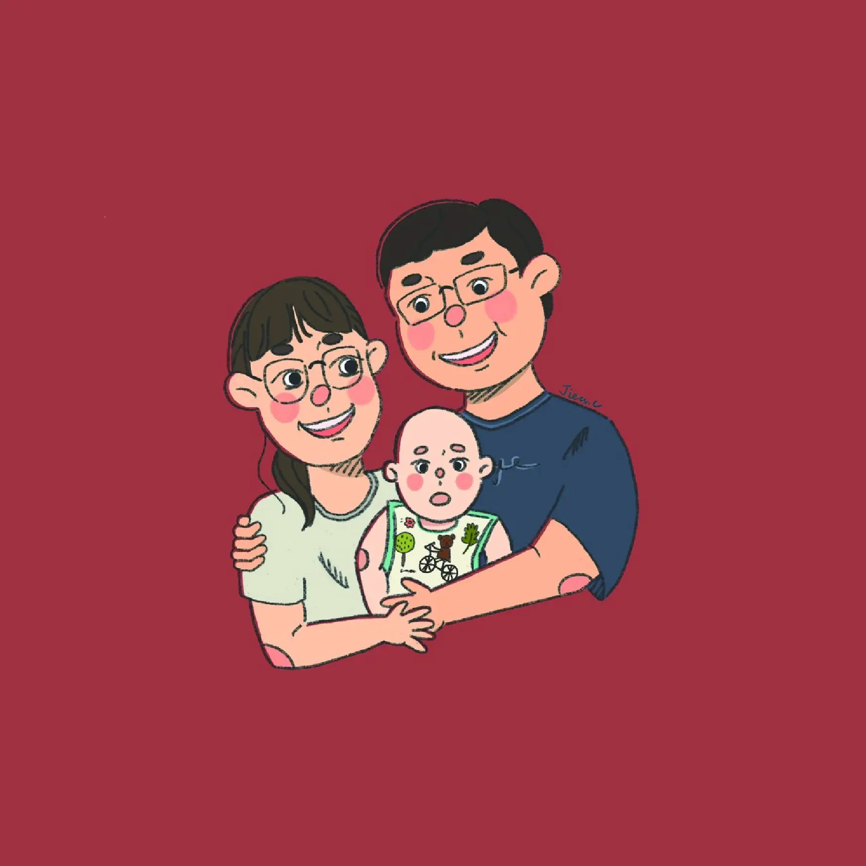 小家庭合照