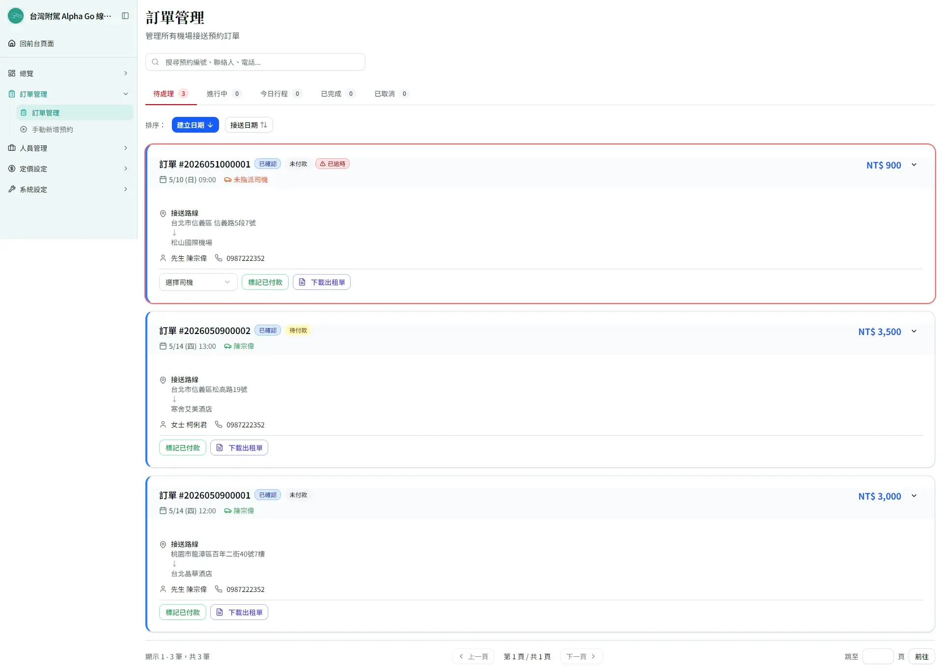 主管理者後台