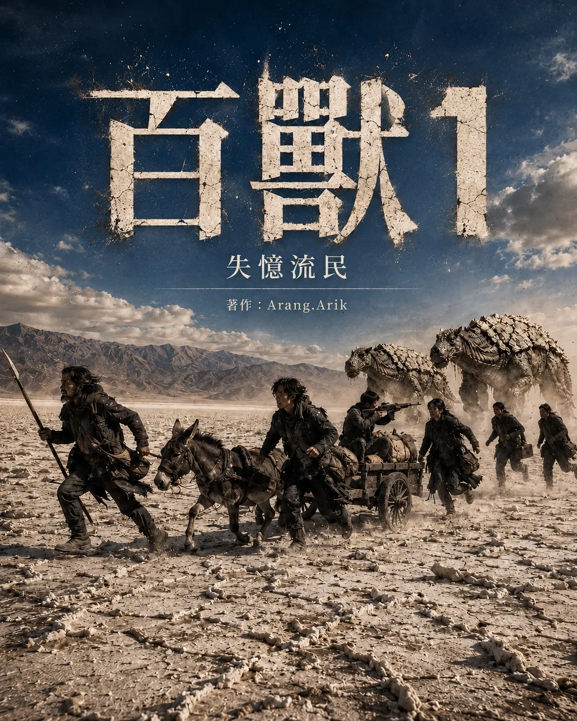 AI生圖結合專業書籍排版，精準呈現末日小說宏大世界觀。