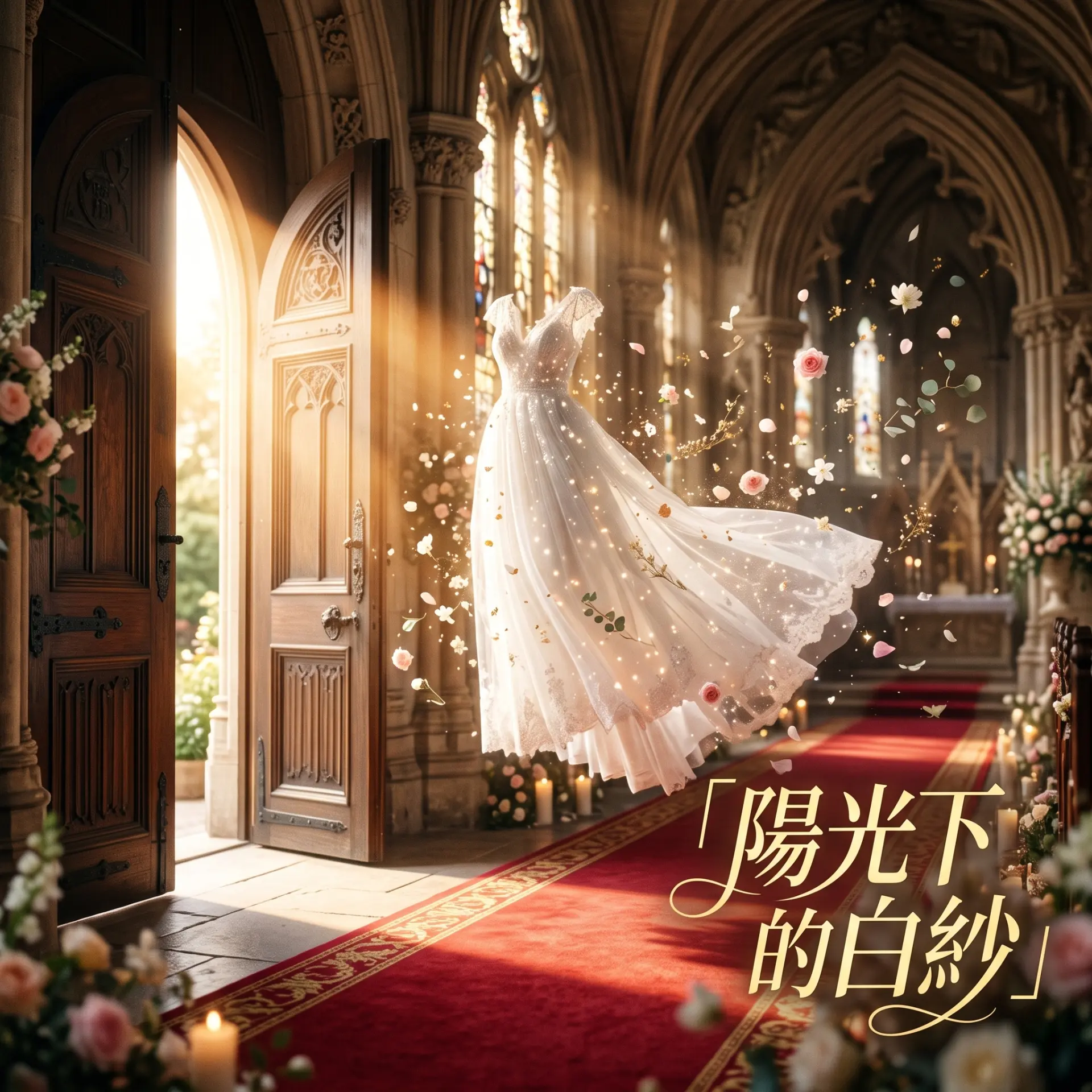 【婚禮進場】陽光下的白紗，最美的人生主題曲