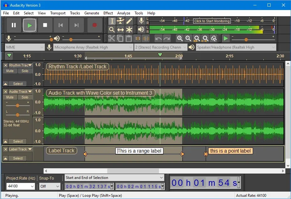 Audacity音檔剪輯
