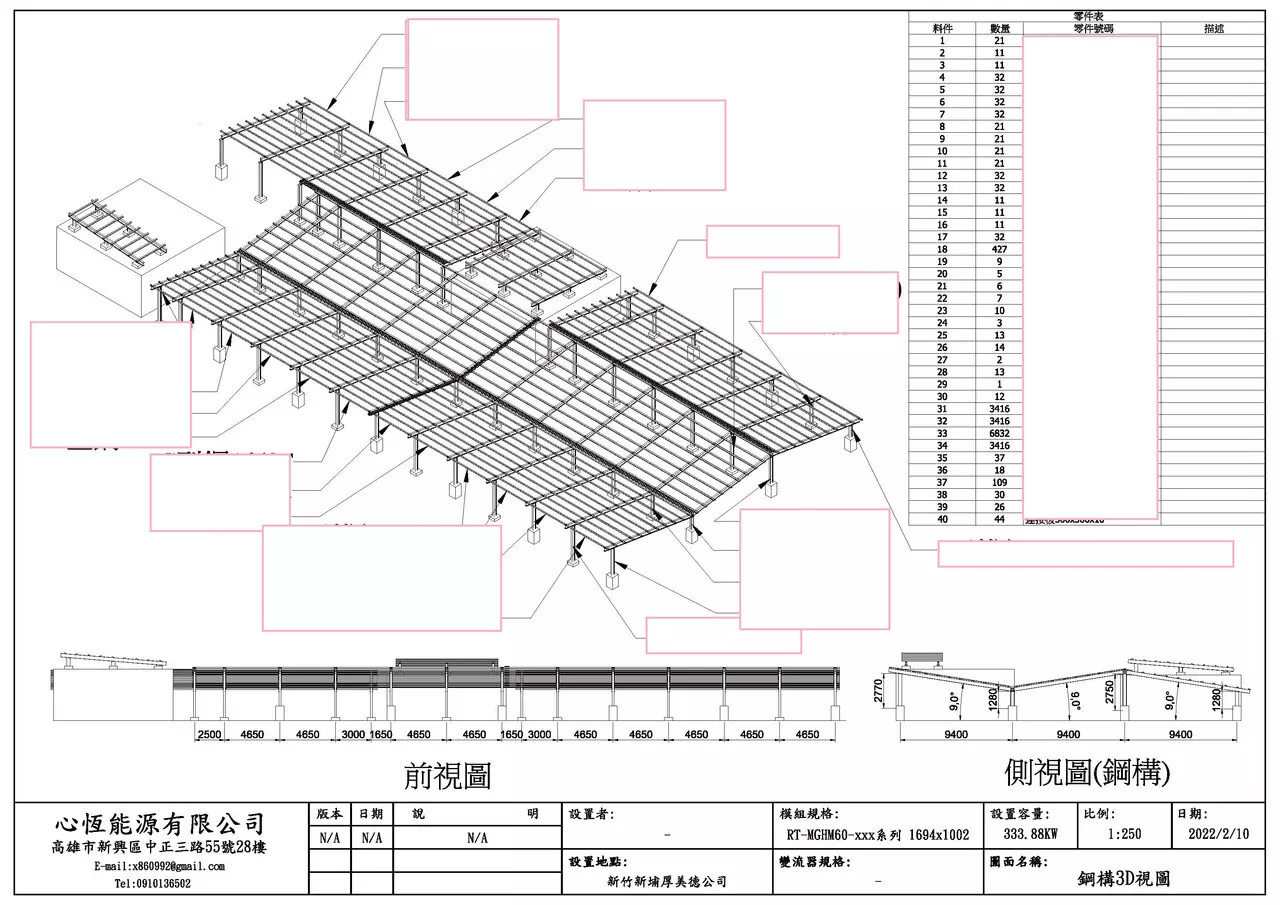 太陽光電鋼構設計