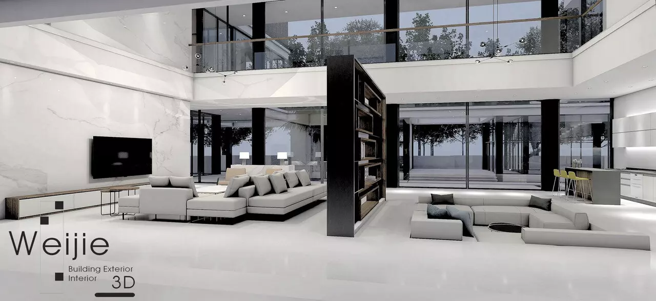 室內空間  渲染