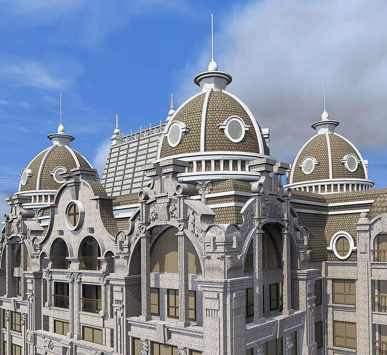 3D建模,、透視渲染、環場動畫