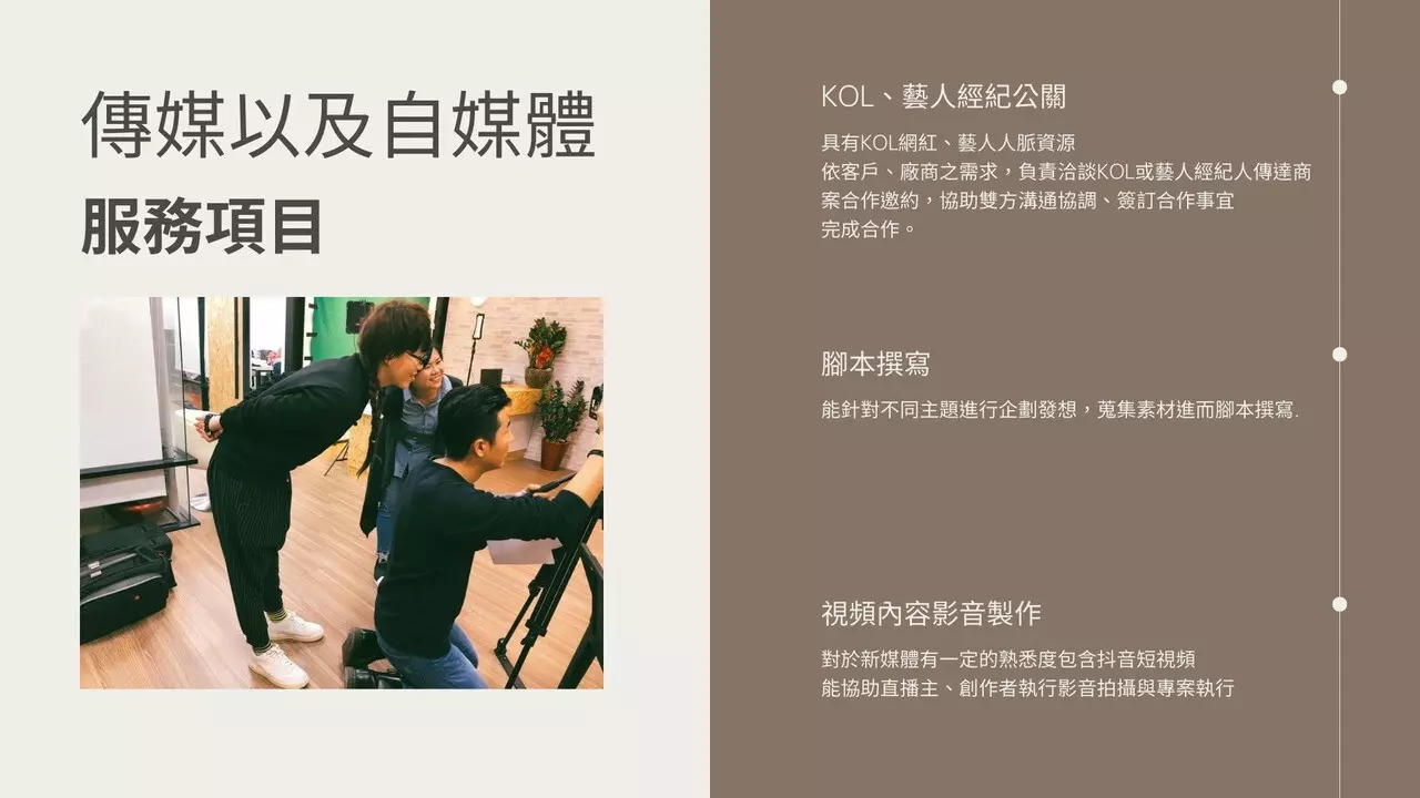 傳媒以及自媒體