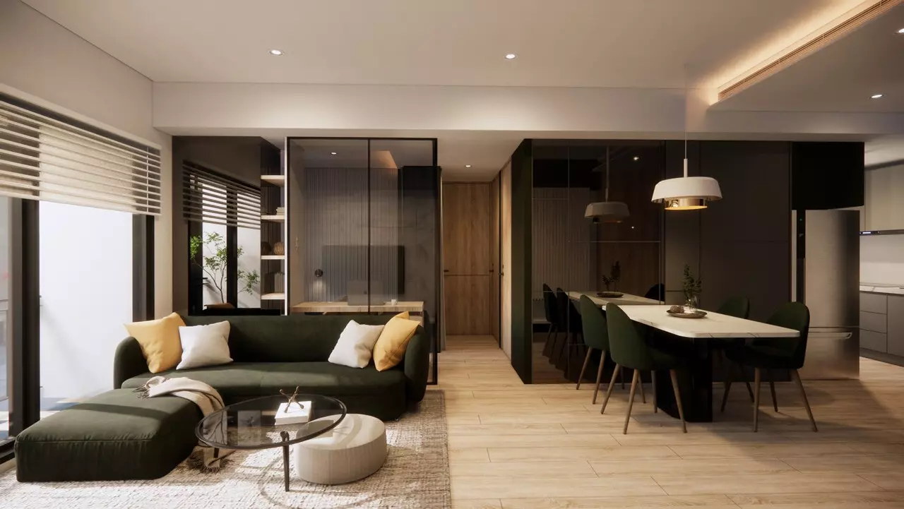 室內空間3D建模+渲染