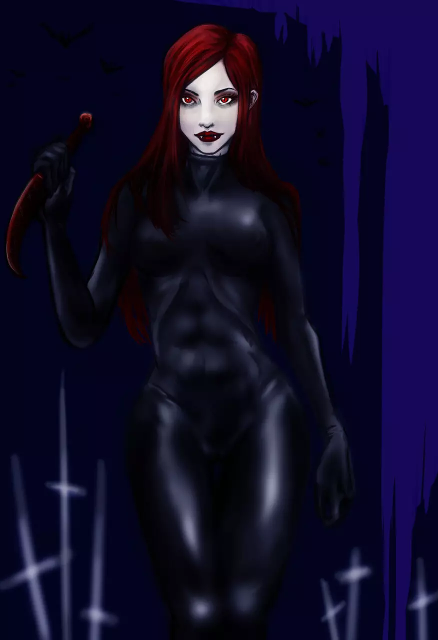 黑暗風格CG插圖